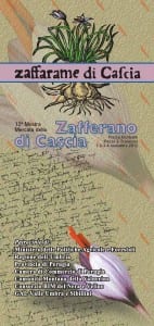 locandina mostra zafferano di cascia